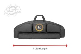 Csigás íjtok zsebbel és vesszőtartóval